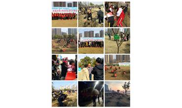 南通分公司與當(dāng)?shù)刂驹刚吖餐瑢崿F(xiàn)“同栽一棵樹，同抹一片綠”的夢想